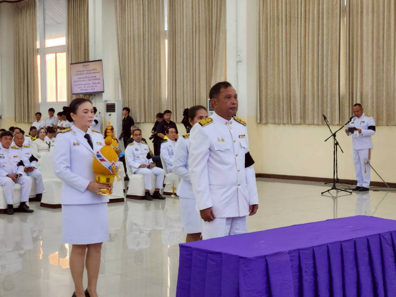 title - พิธีถวายเครื่องราชสักการะ วางพานพุ่ม และจุดเทียนถวายพระพรชัยมงคล เนื่องในวัน เฉลิมพระชนมพรรษา สมเด็จพระนางเจ้าสุทิดา พัชรสุธาพิมลลักษณ พระบรมราชินี